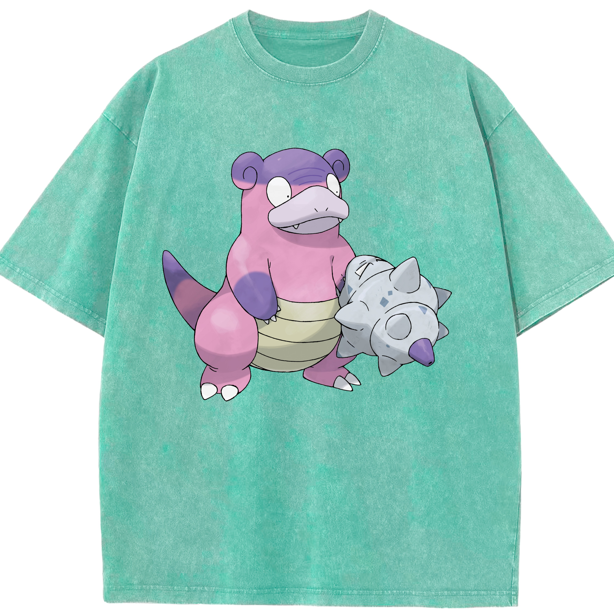 （画像用） ポケットモンスター Pokémon 綿100% ヴィンテージ風 半袖Tシャツ（フロントプリント）